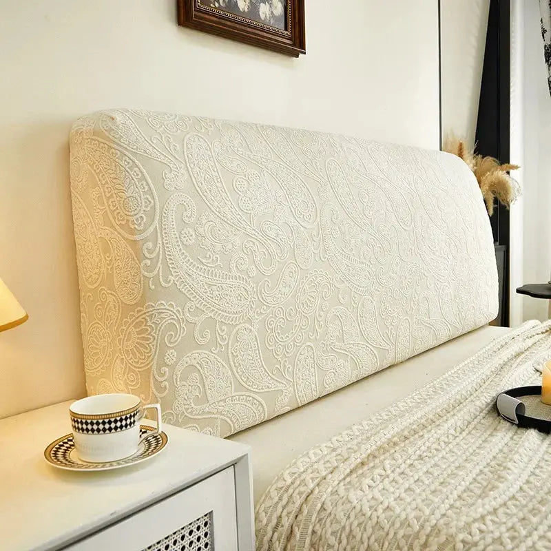 Housse Tête De Lit Jacquard Élastique **VELIARO** Housse de France