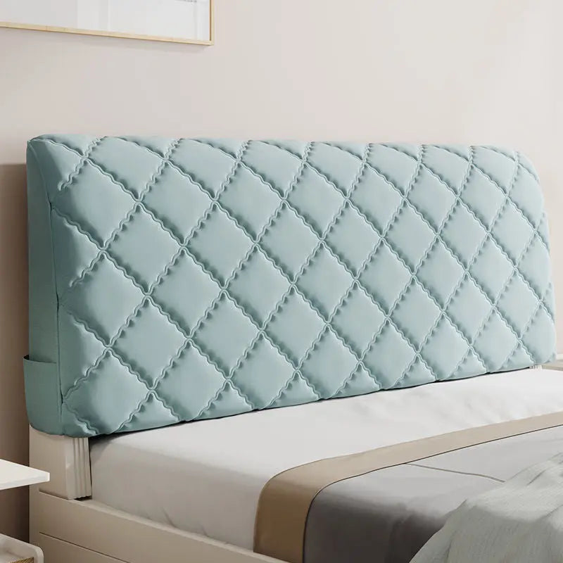 Housse Tête de Lit Coton Moderne **VELARO** Matcha Green A single sided-1.8M