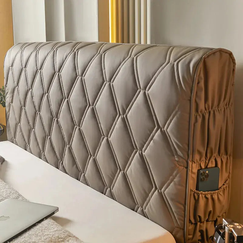 Housse Tête de Lit Cuir Luxueux TREDIA Housse de France