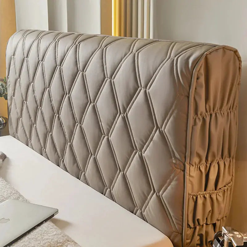 Housse Tête de Lit Cuir Luxueux TREDIA Housse de France