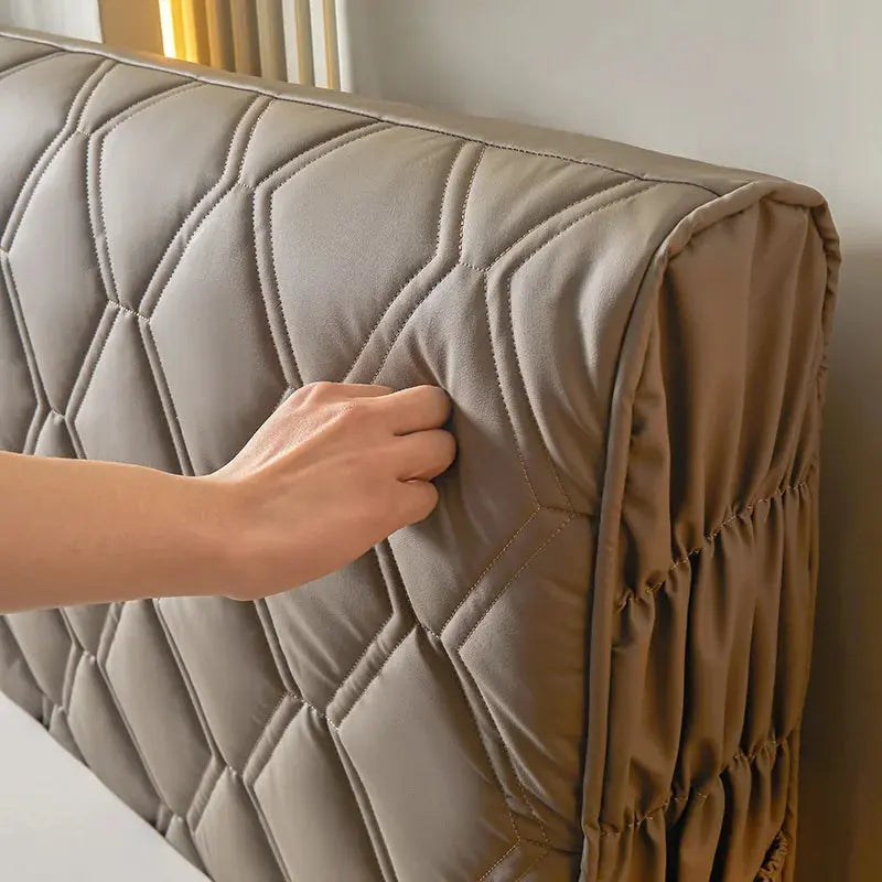 Housse Tête de Lit Cuir Luxueux TREDIA Housse de France