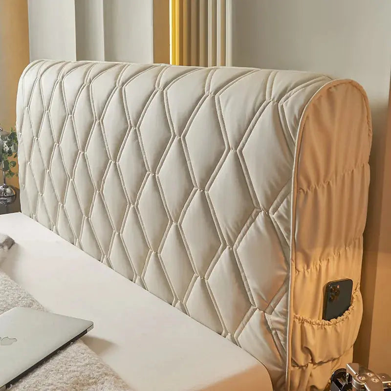 Housse Tête de Lit Cuir Luxueux TREDIA Housse de France