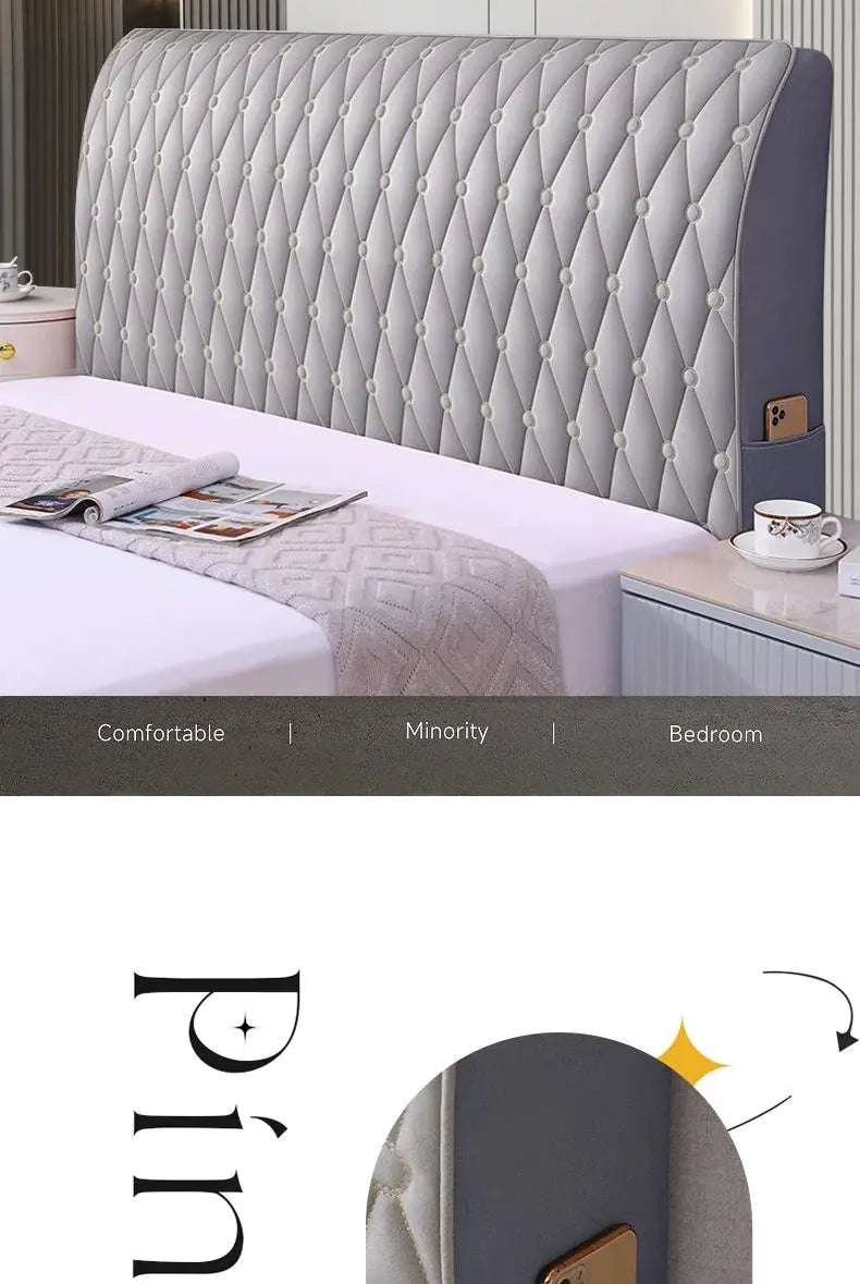 Housse Tête de Lit Douce Polyester QUILINO Housse de France