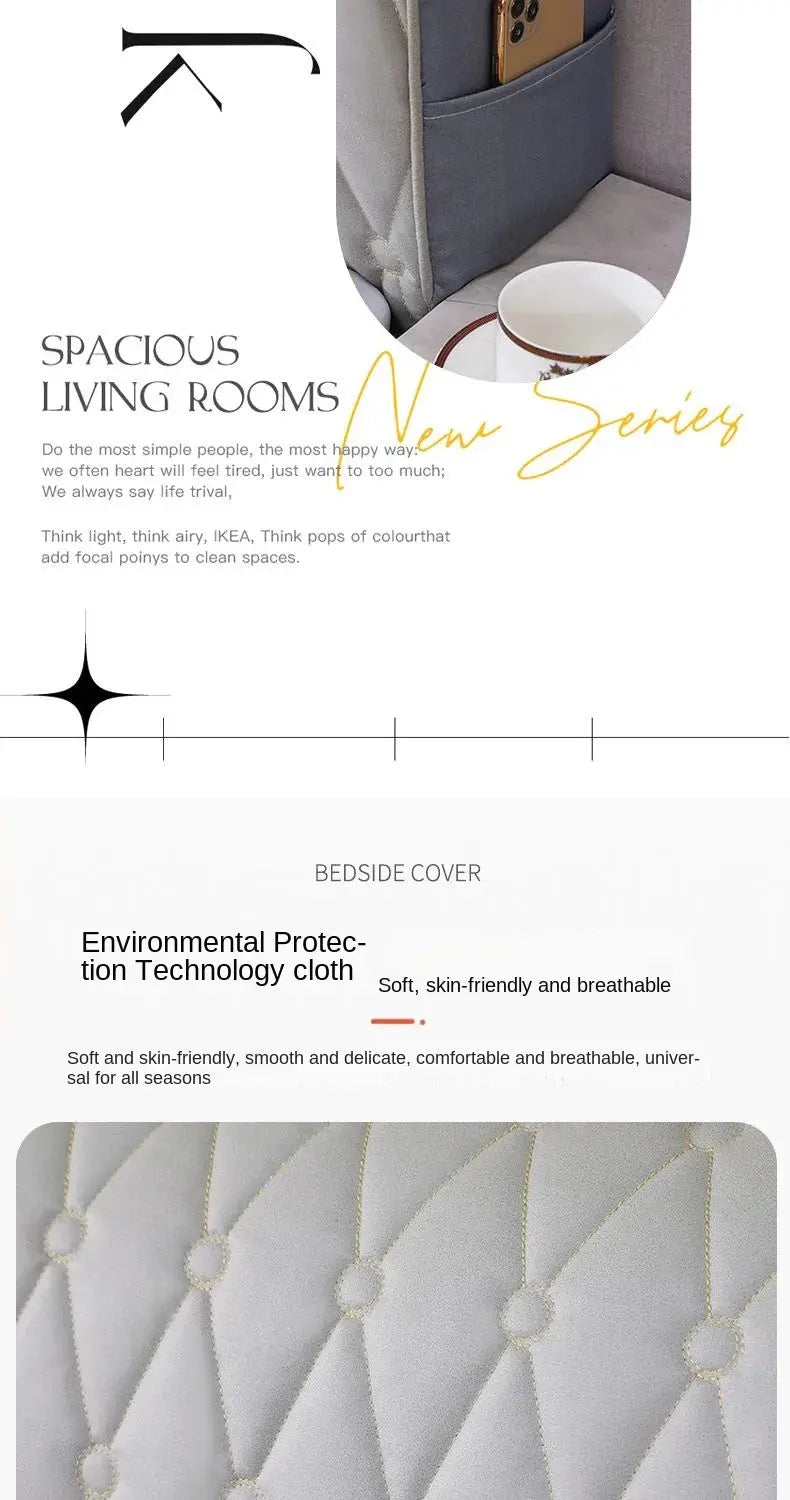 Housse Tête de Lit Douce Polyester QUILINO Housse de France