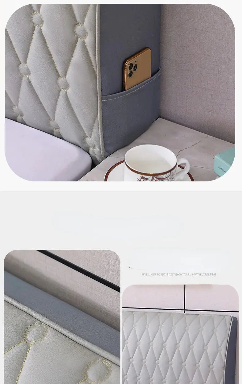 Housse Tête de Lit Douce Polyester QUILINO Housse de France