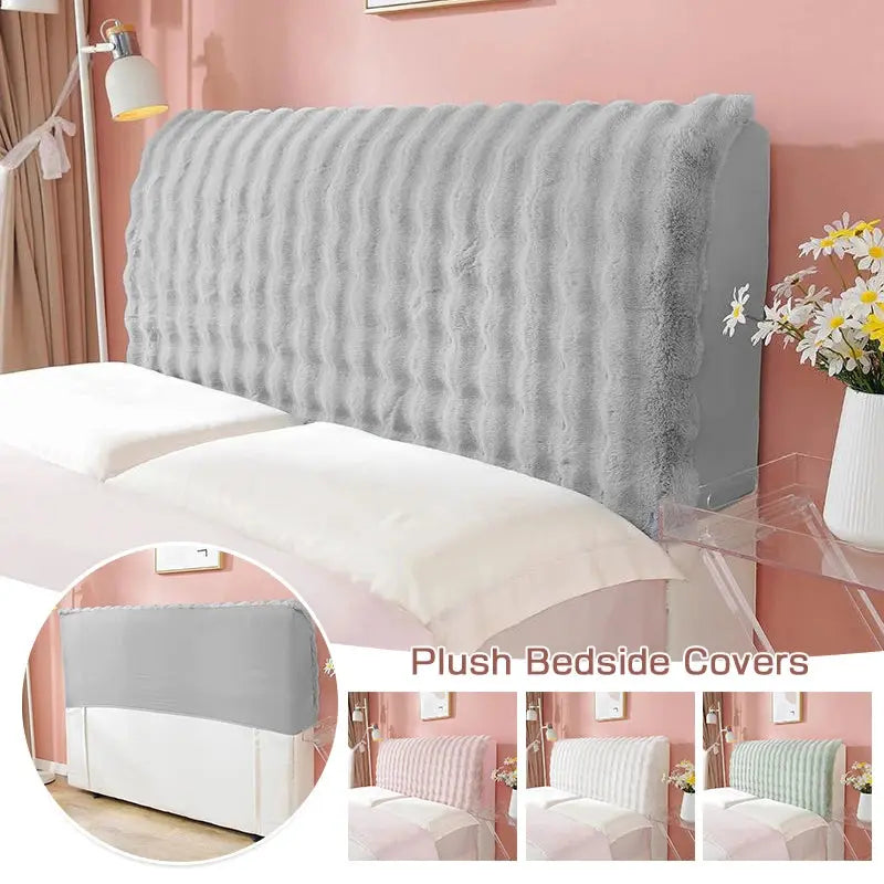 Housse Tête de Lit Polaire Élastique **CARMINE** Housse de France