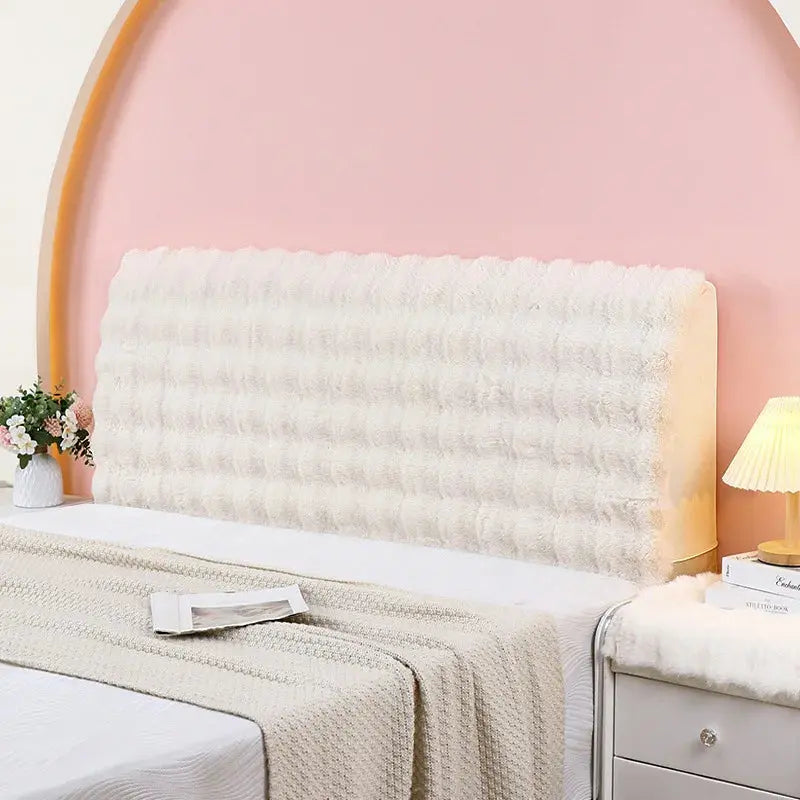 Housse Tête de Lit Polaire Élastique **CARMINE** Housse de France