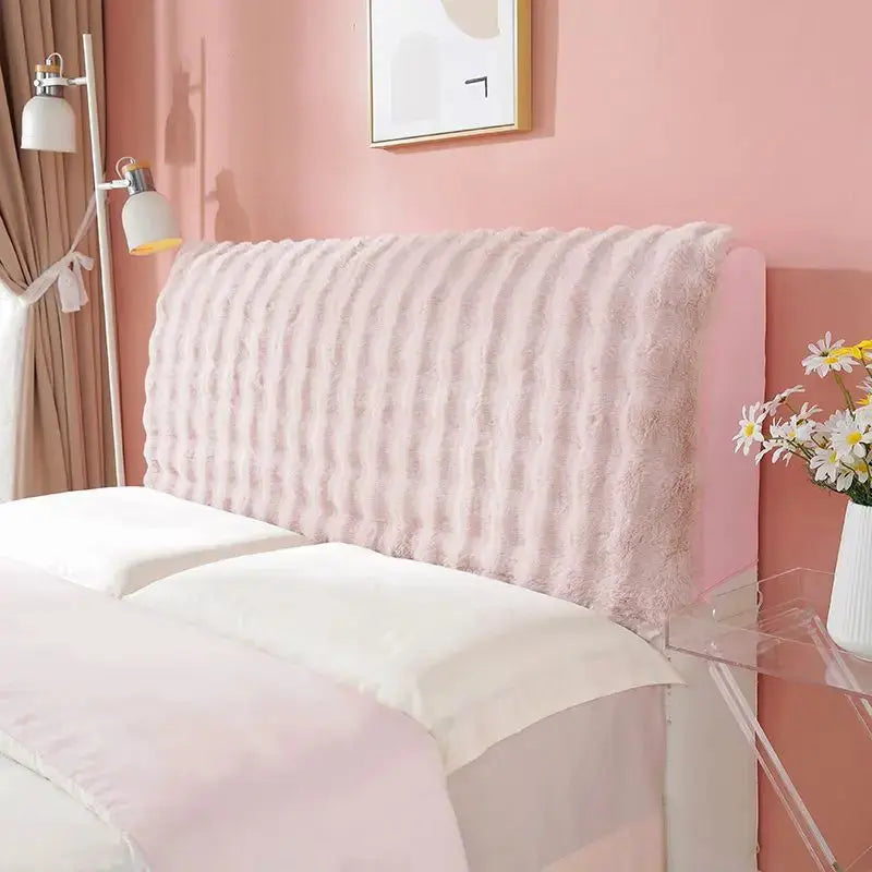 Housse Tête de Lit Polaire Élastique **CARMINE** Housse de France