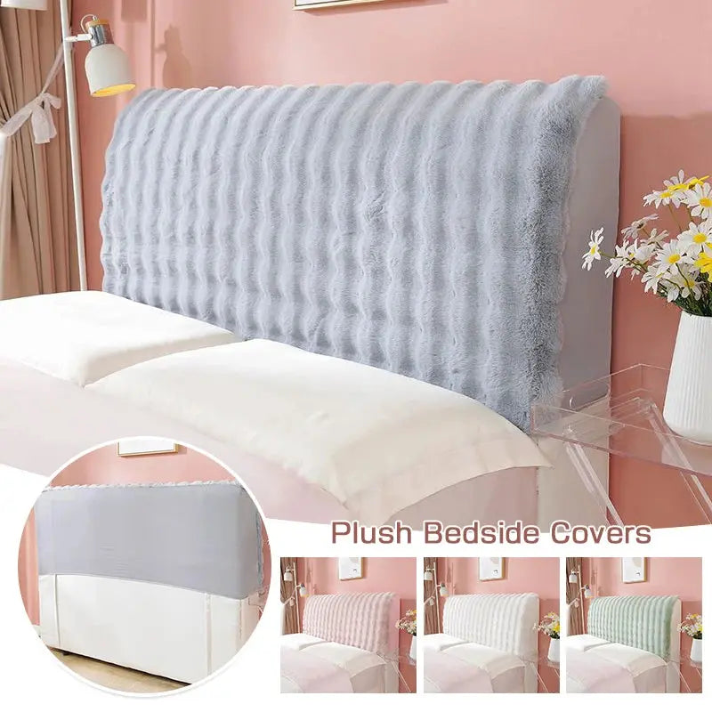 Housse Tête de Lit Polaire Élastique **CARMINE** Housse de France