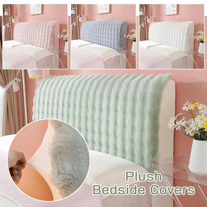 Housse Tête de Lit Polaire Élastique **CARMINE** Housse de France