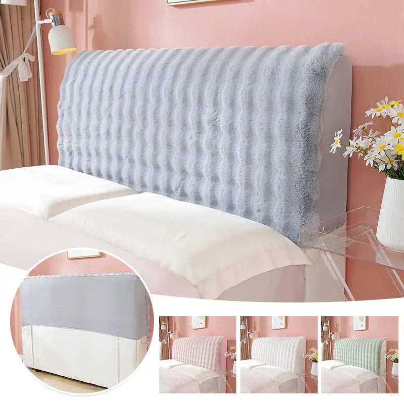 Housse Tête de Lit Polaire Élastique **CARMINE** Housse de France