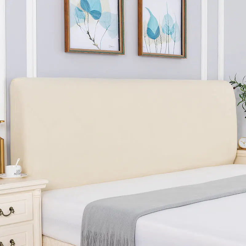 Housse Tête de Lit Polyester SILENTO Beige-220to240cm