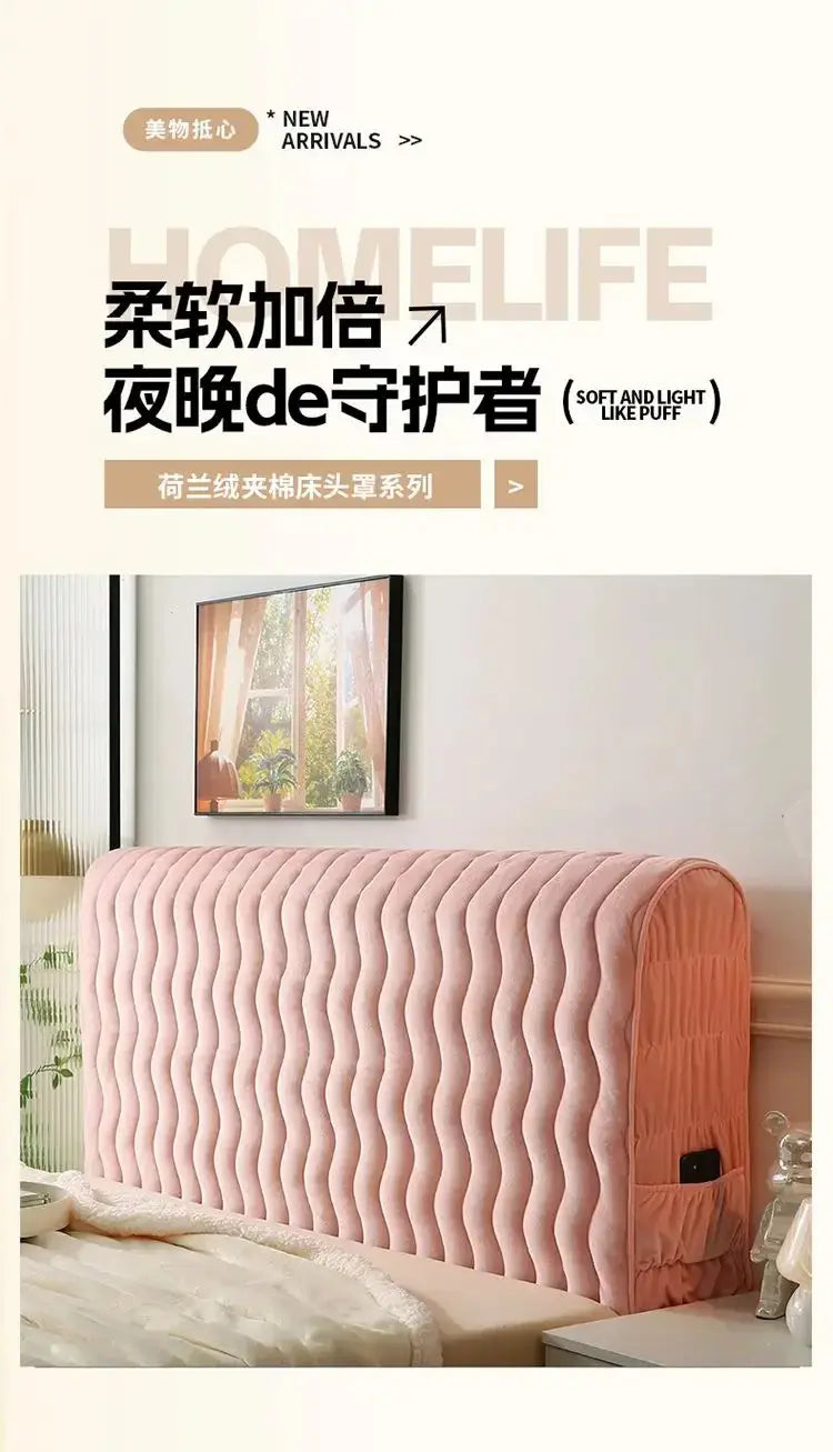 Housse Tête de Lit Velours Doux PLUVENT Housse de France