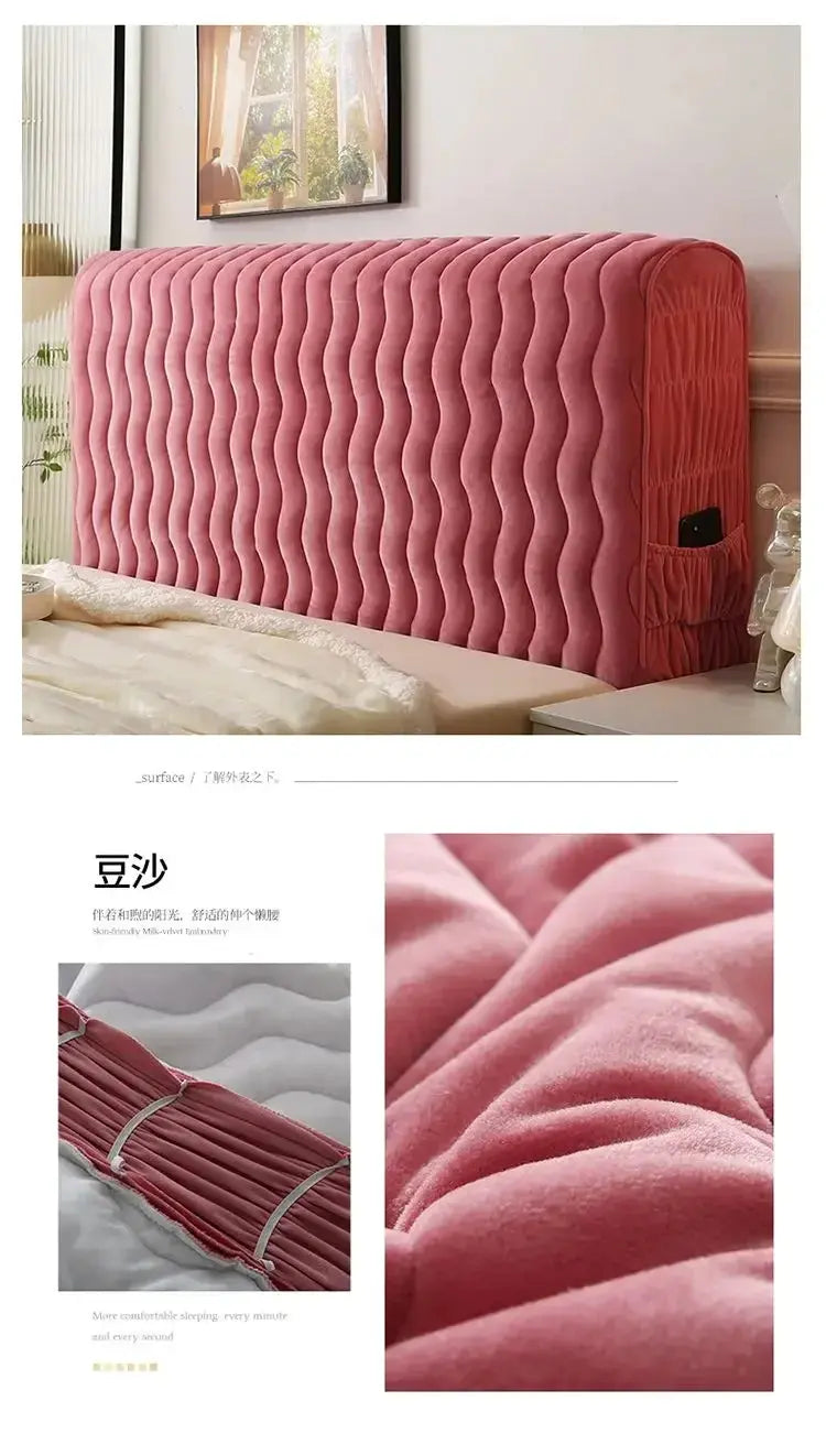 Housse Tête de Lit Velours Doux PLUVENT Housse de France