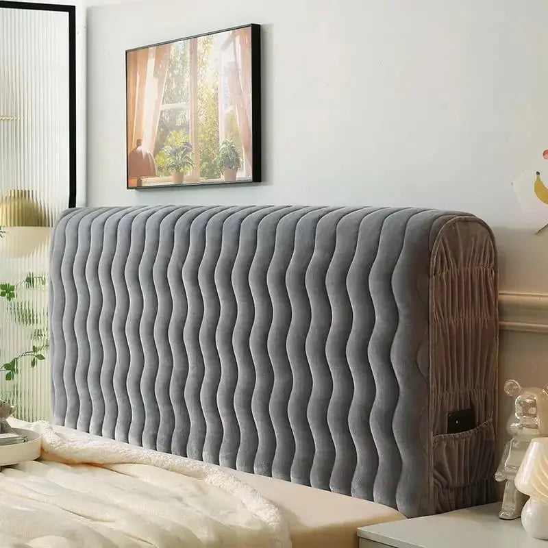 Housse Tête de Lit Velours Doux PLUVENT Housse de France