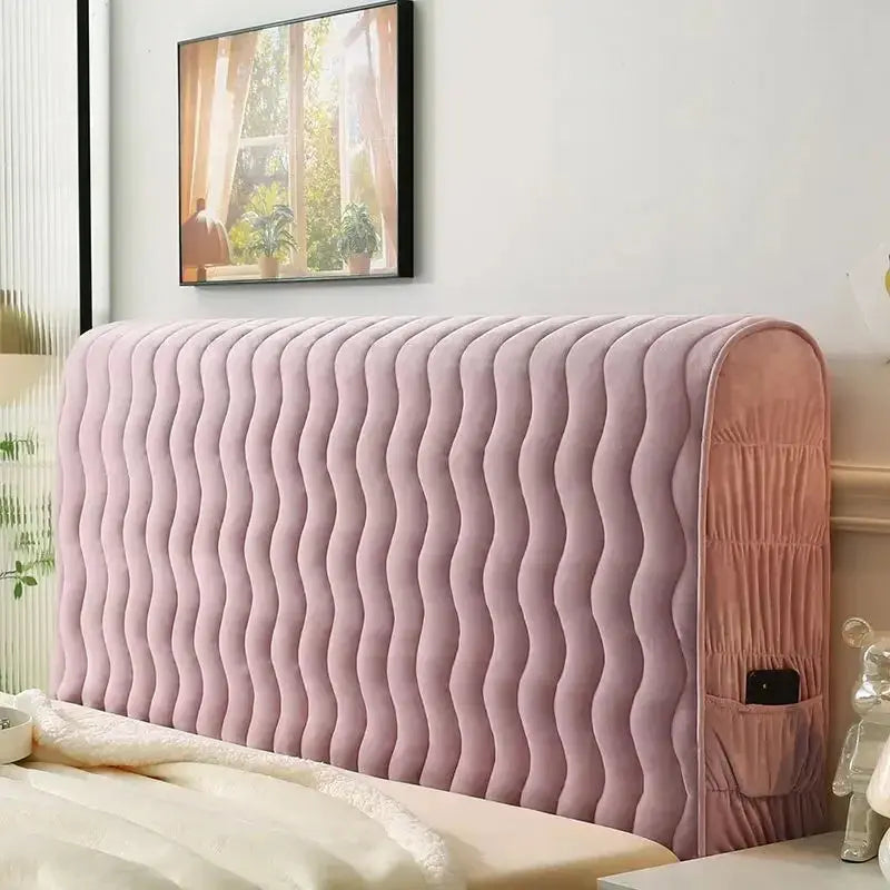 Housse Tête de Lit Velours Doux PLUVENT Housse de France