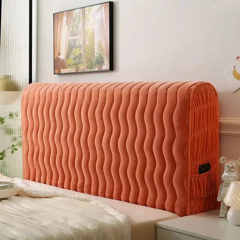 Housse Tête de Lit Velours Doux PLUVENT Housse de France