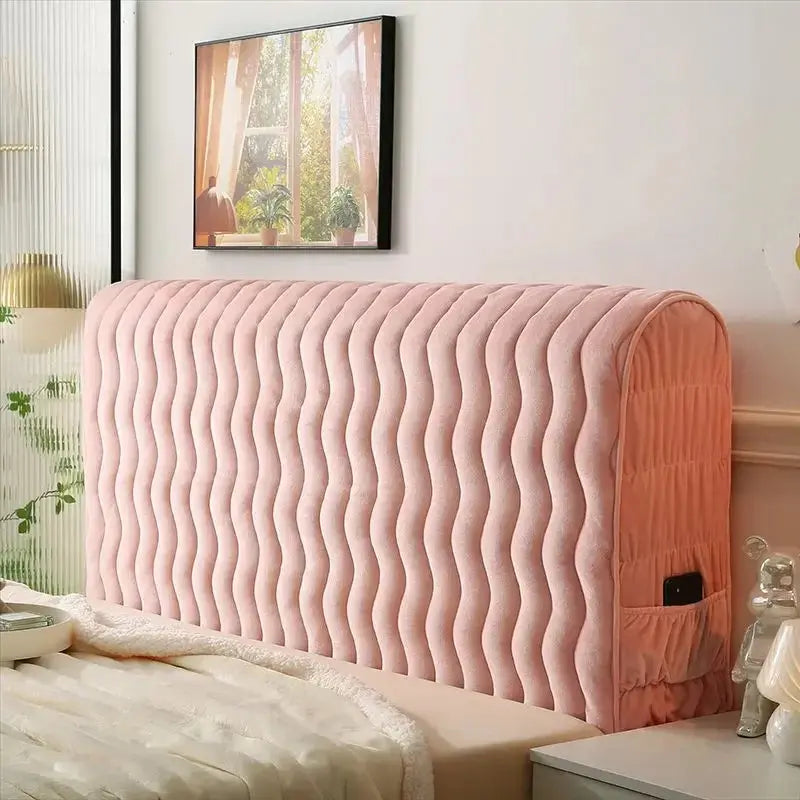 Housse Tête de Lit Velours Doux PLUVENT Housse de France