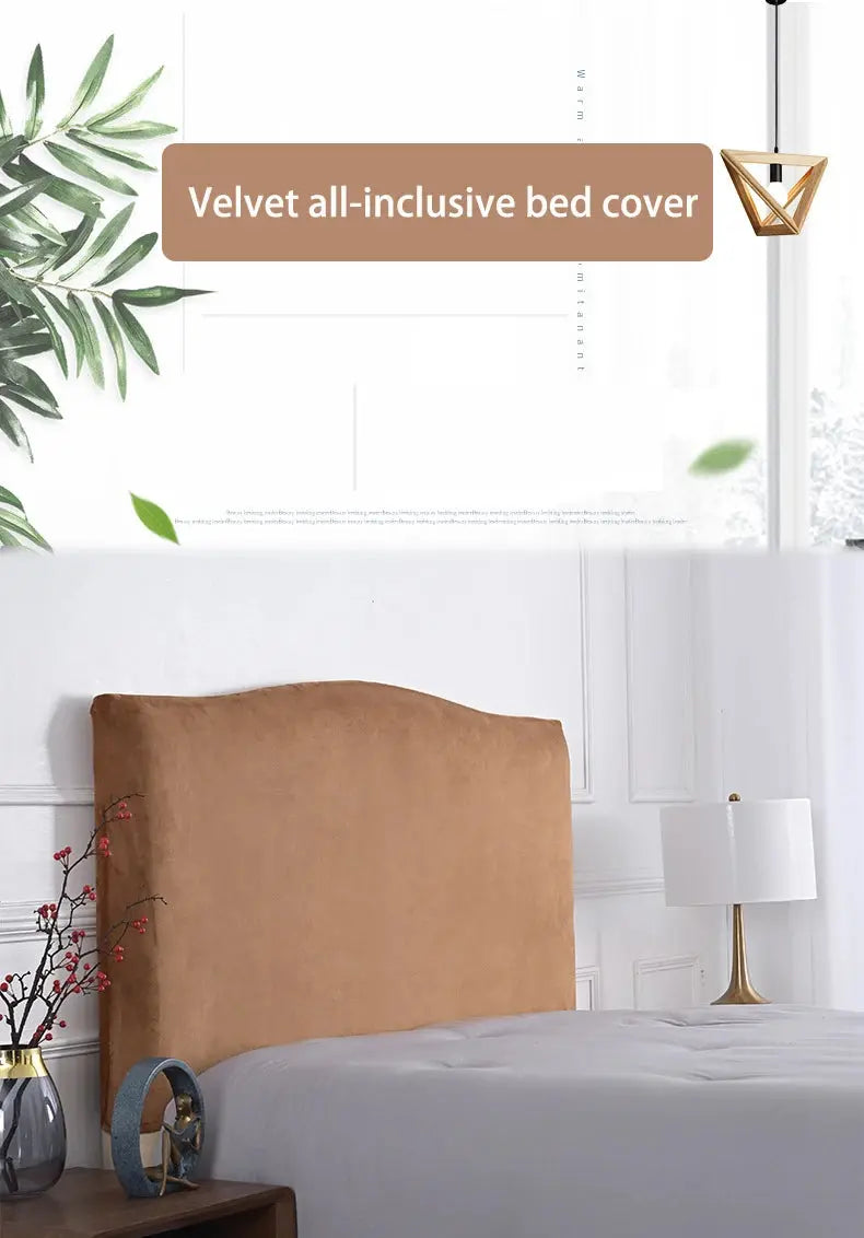 Housse Tête de Lit Velours Élastique VELUNA Housse de France