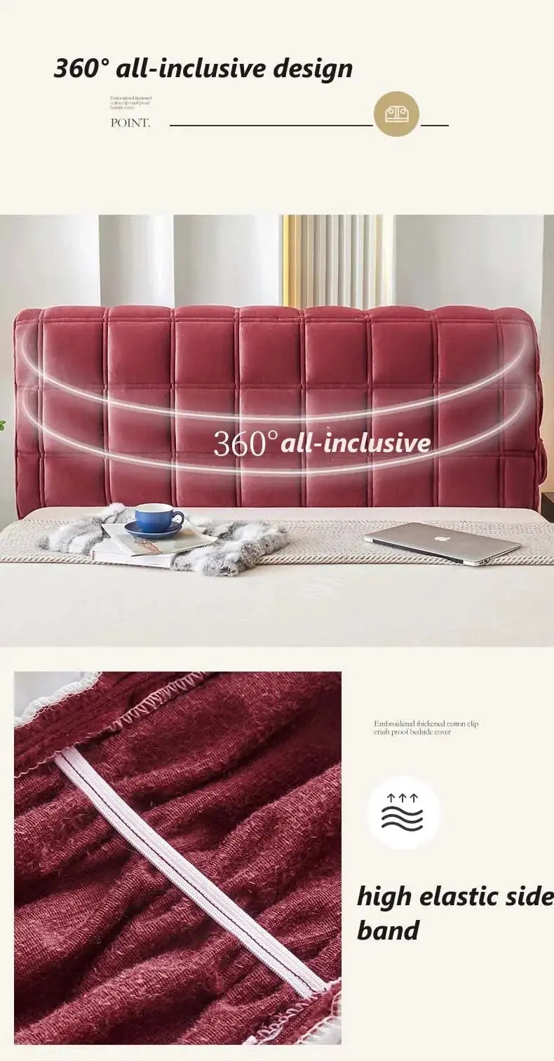 Housse Tête de Lit Velours Luxe ULTRAQUILT Housse de France