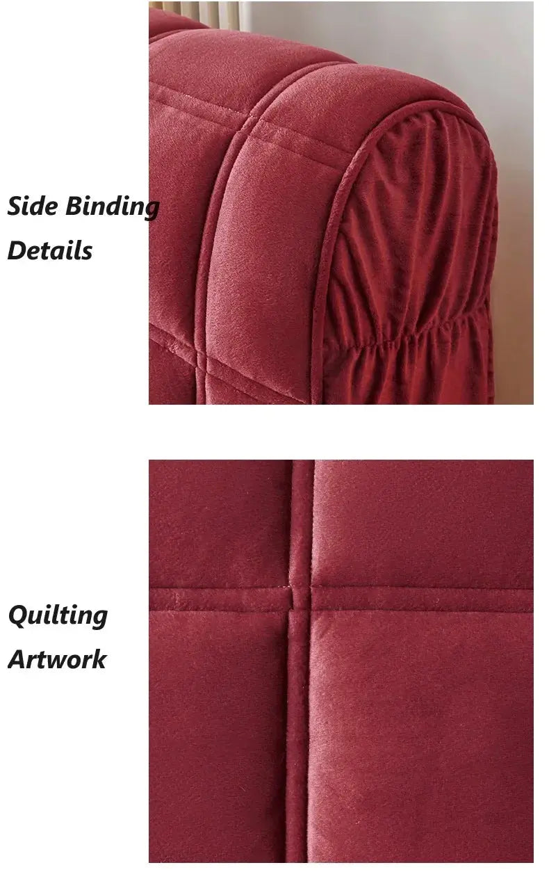 Housse Tête de Lit Velours Luxe ULTRAQUILT Housse de France