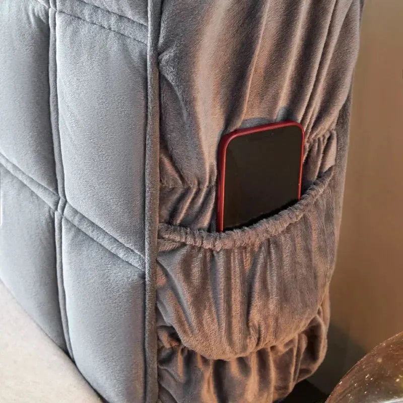 Housse Tête de Lit Velours Luxe ULTRAQUILT Housse de France