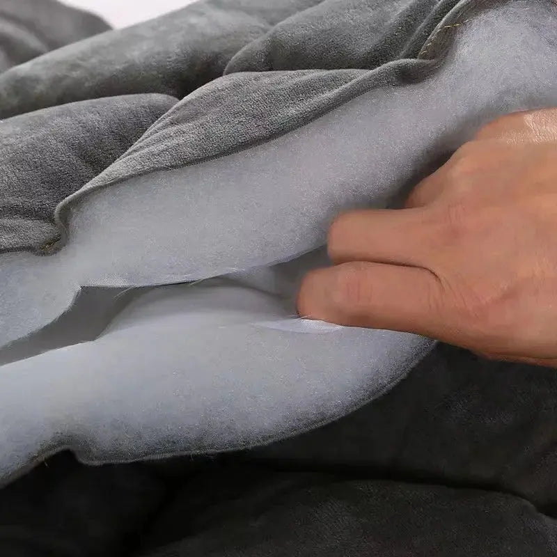 Housse Tête de Lit Velours Matelassé EMBREL élégant Housse de France