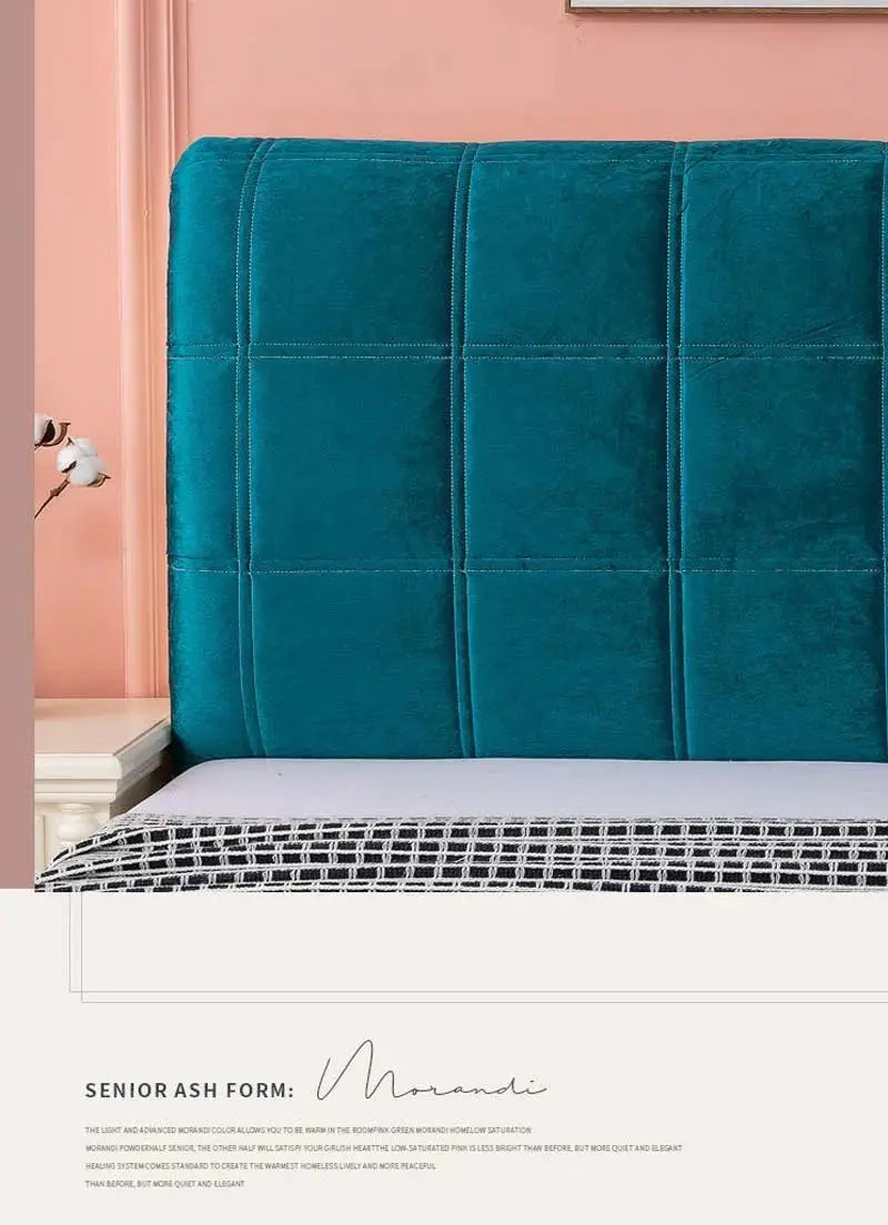 Housse Tête de Lit Velours Matelassé VELUNA Housse de France