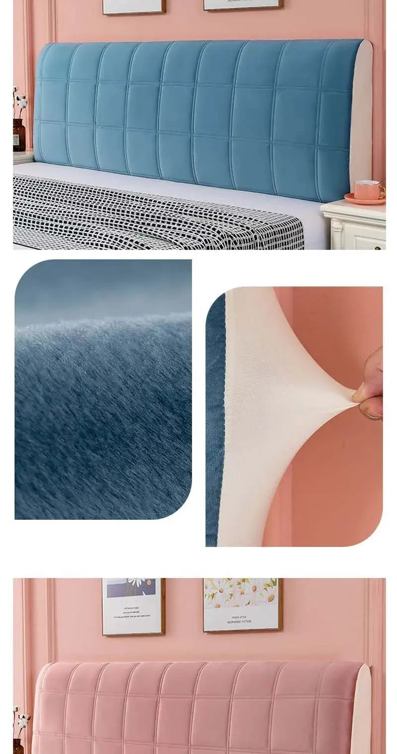 Housse Tête de Lit Velours Matelassé VELUNA Housse de France