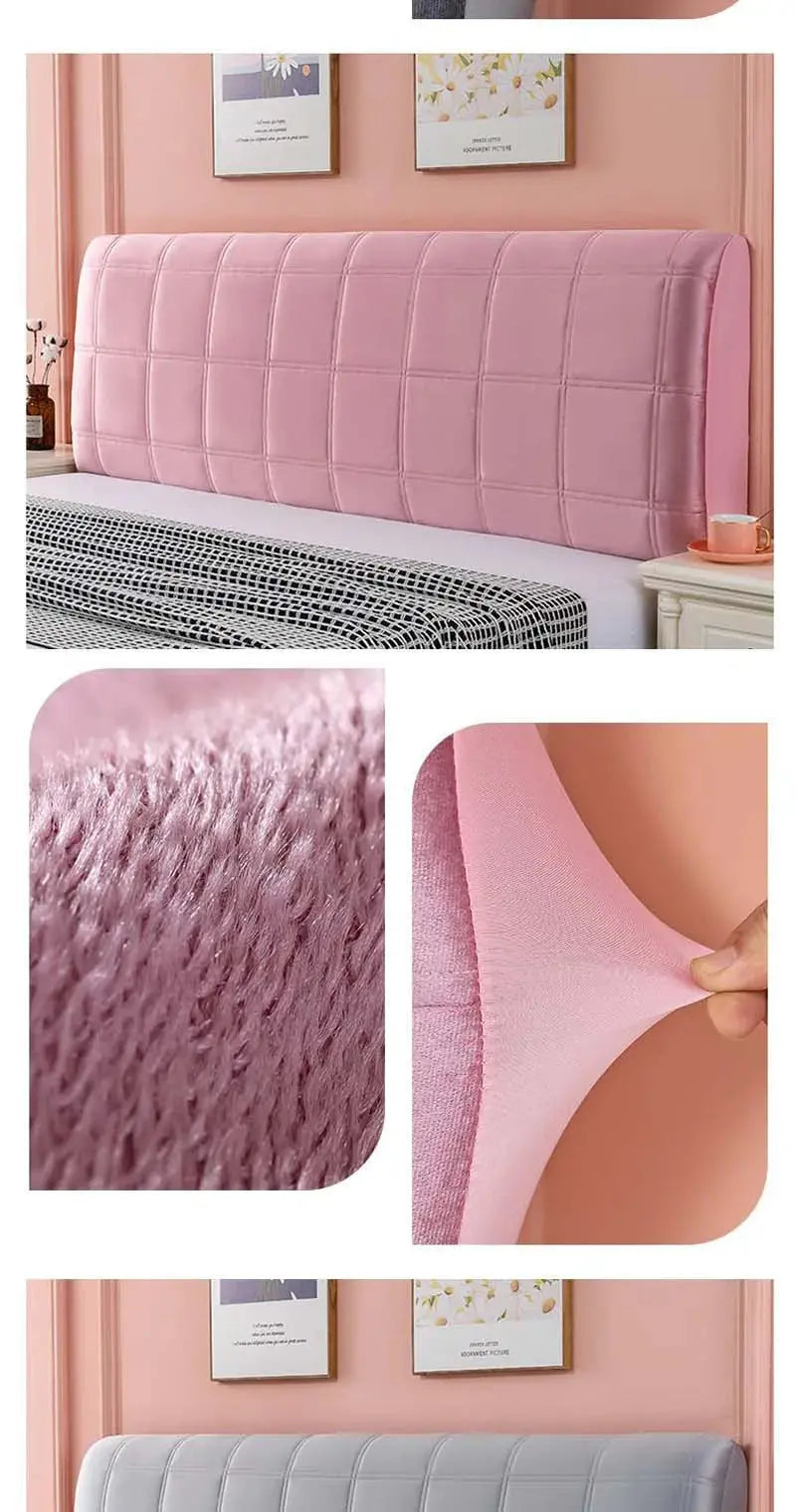 Housse Tête de Lit Velours Matelassé VELUNA Housse de France