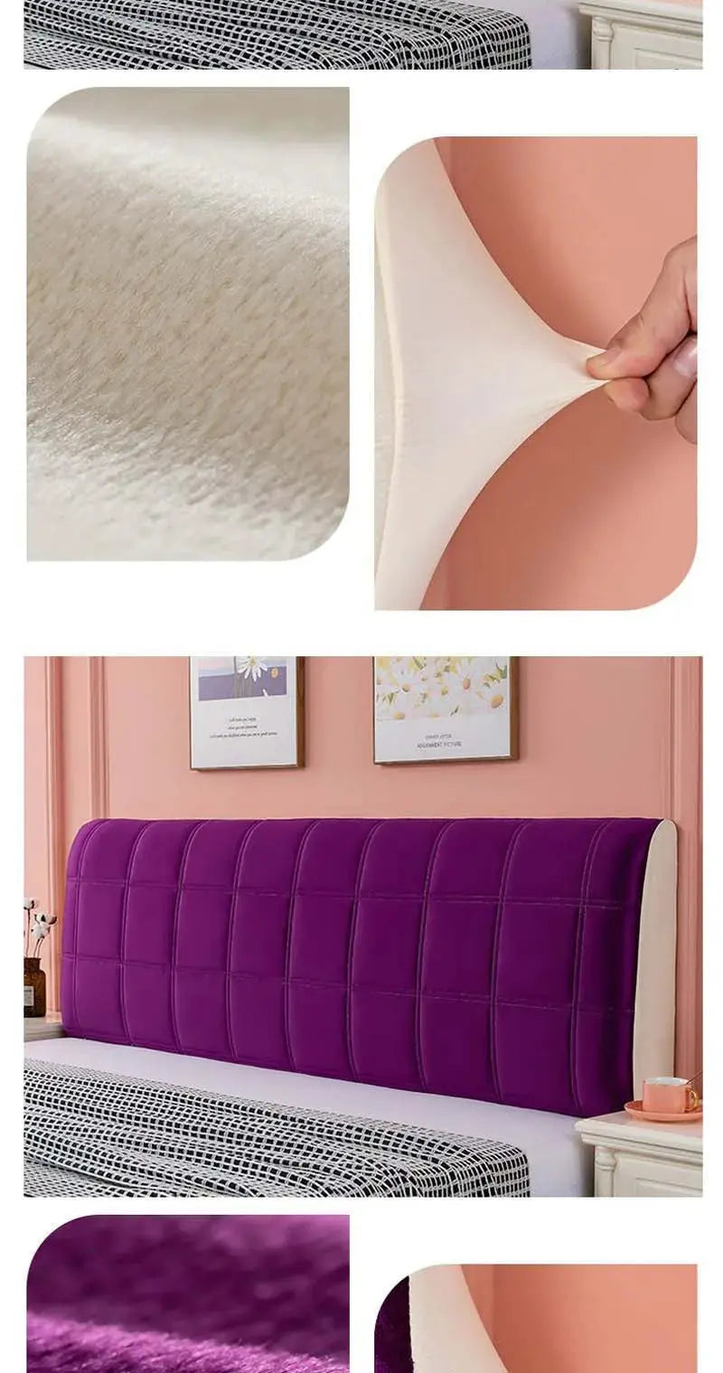 Housse Tête de Lit Velours Matelassé VELUNA Housse de France