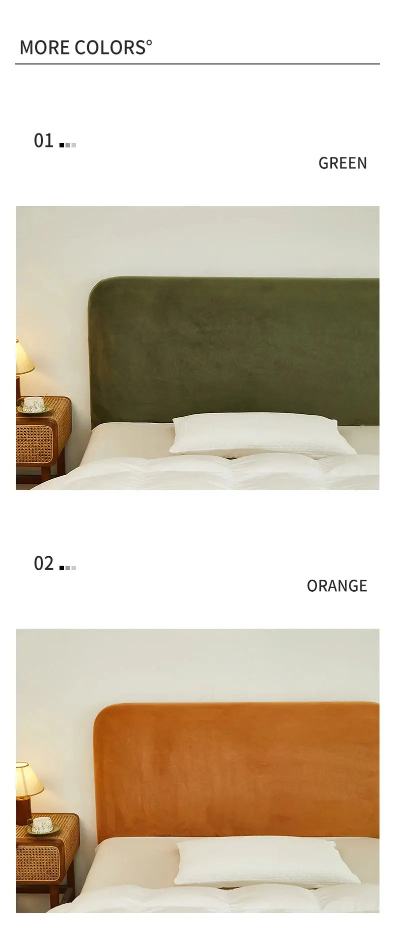 Housse Tête de Lit Velours Universelle SOPHILIA Housse de France