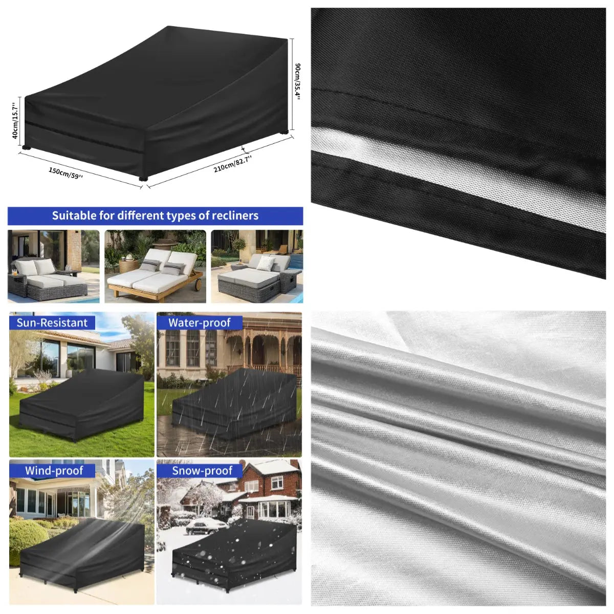 Housse Transat Imperméable SUNLEX Housse de France