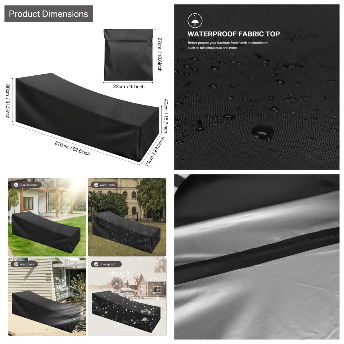 Housse Transat Imperméable SUNLEX Housse de France