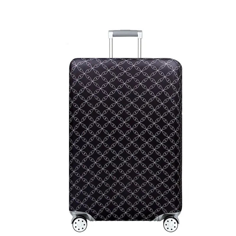 Housse Valise Élastique DURALO Dark black-S