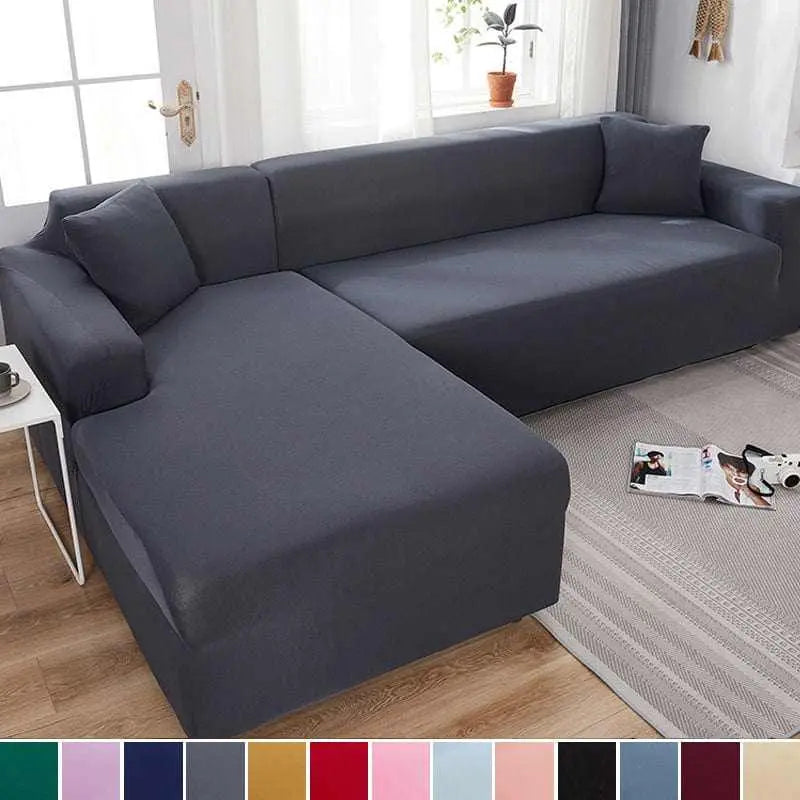 Housse canapé angle MAKARON, protection intégrale Housse De France