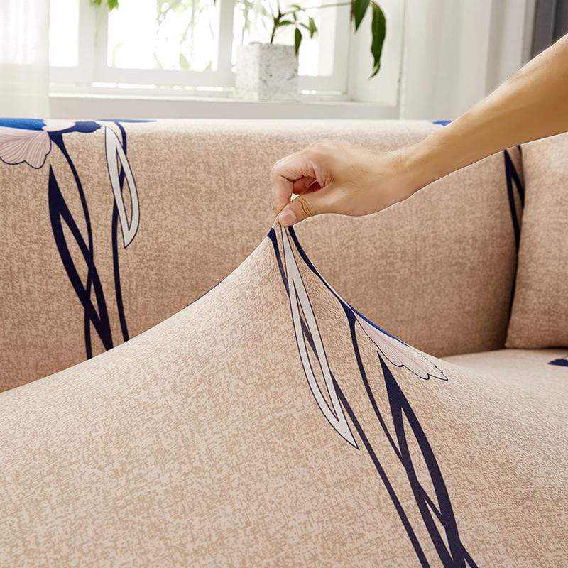 Housse canapé d'angle DAFLOWER - Housse De France