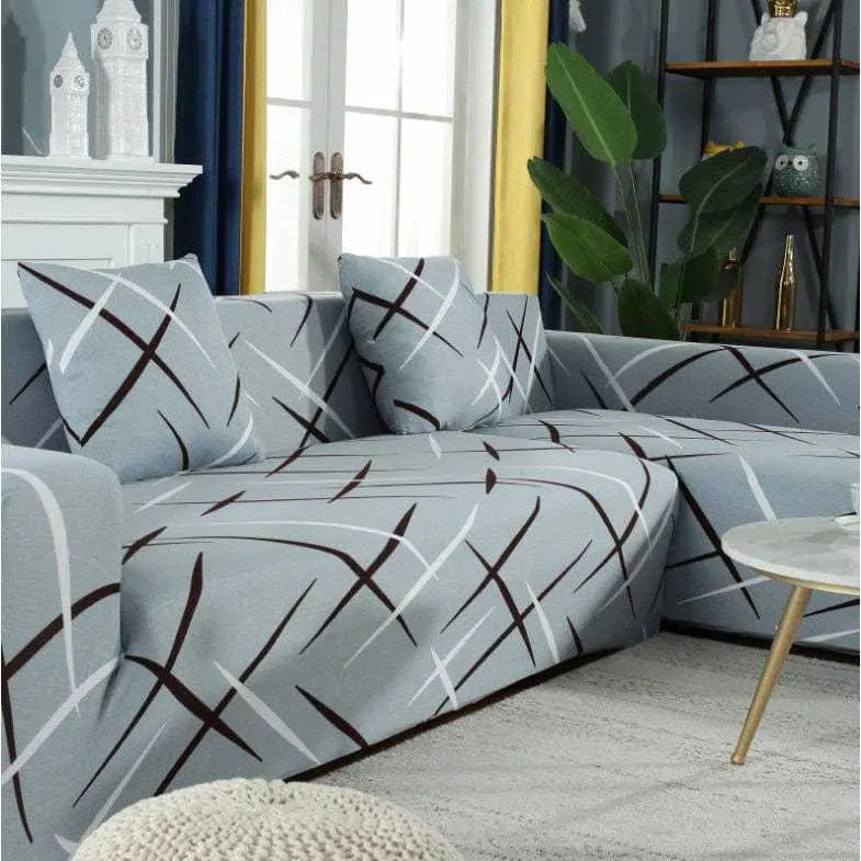 Housse canapé d'angle DISCARDO, protection contre griffes de chat et tâches Housse De France