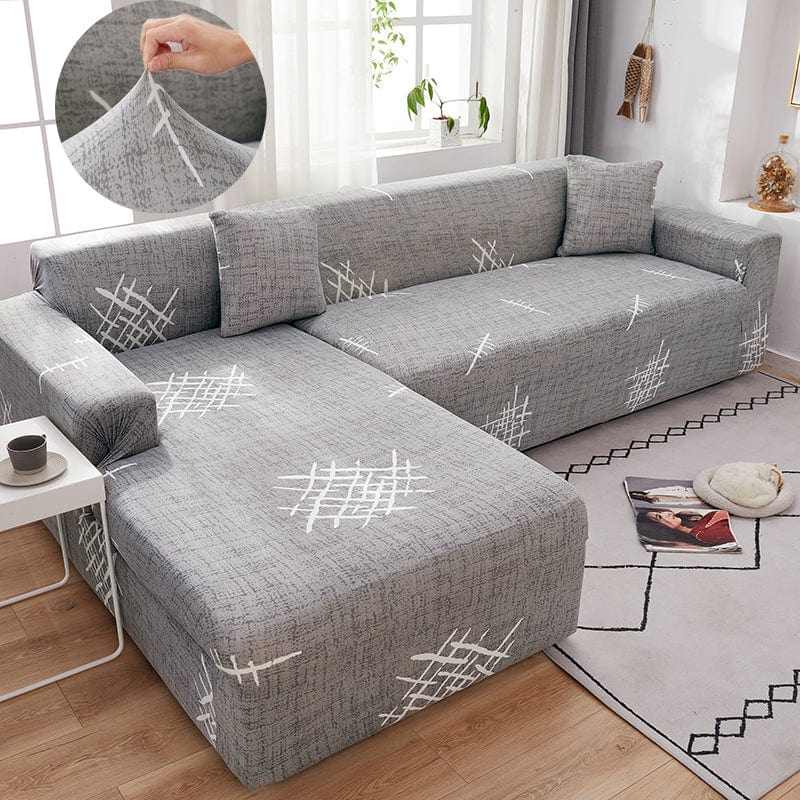 Housse canapé d'angle MAKADAM Housse De France