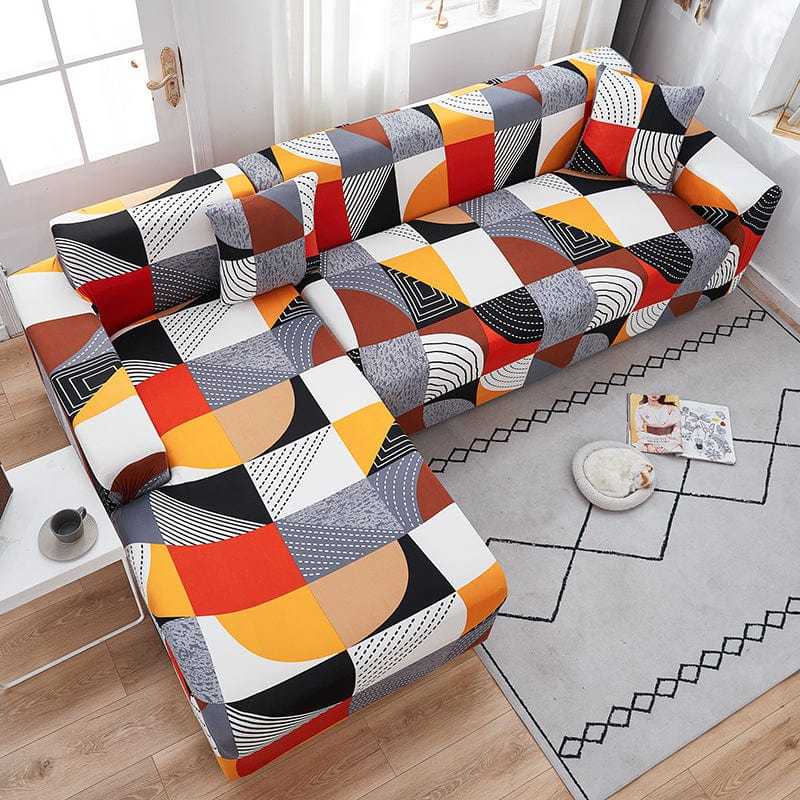 Housse canapé d'angle MAPYGEO Housse De France