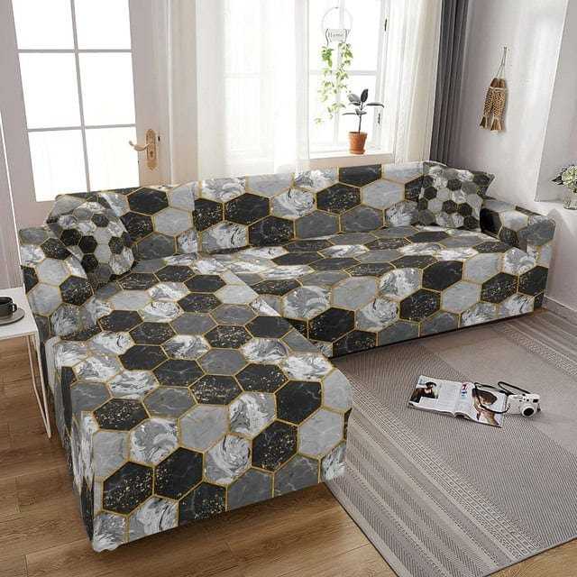 Housse canapé d'angle MAYBOA Housse De France