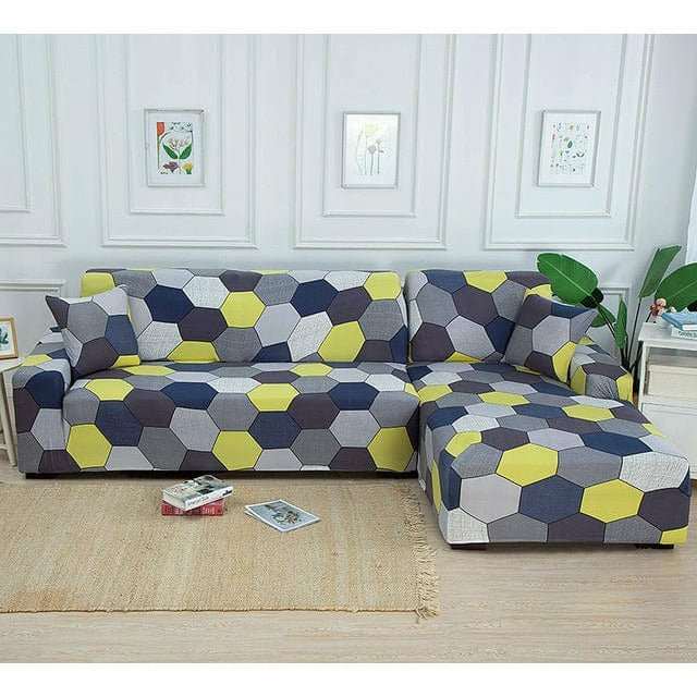 Housse canapé d'angle NANUSKA Housse De France