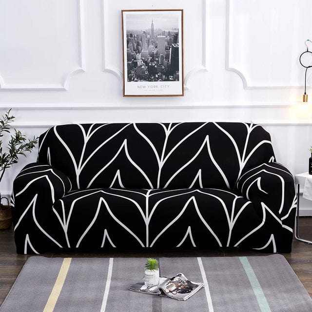 Housse canapé d'angle NEOONA, couverture intégrale pour mobilier Housse De France