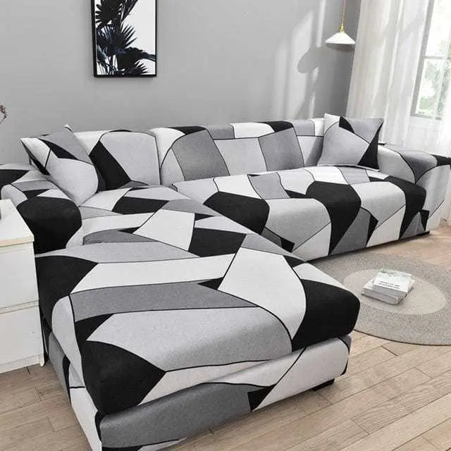 Housse canapé d'angle NEOONA, couverture intégrale pour mobilier Housse De France