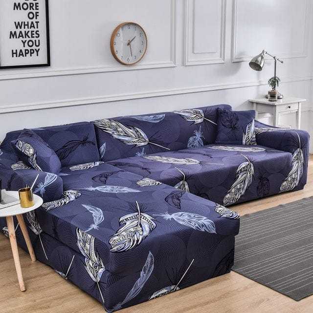 Housse canapé d'angle NEOONA, couverture intégrale pour mobilier Housse De France