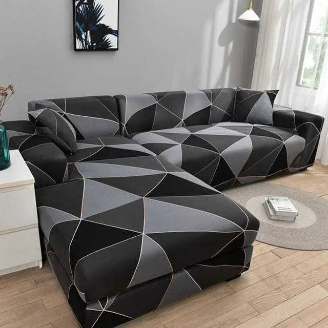 Housse canapé d'angle NEOONA, couverture intégrale pour mobilier Housse De France