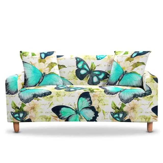 Housse canapé d'angle PAPILLONA Housse De France