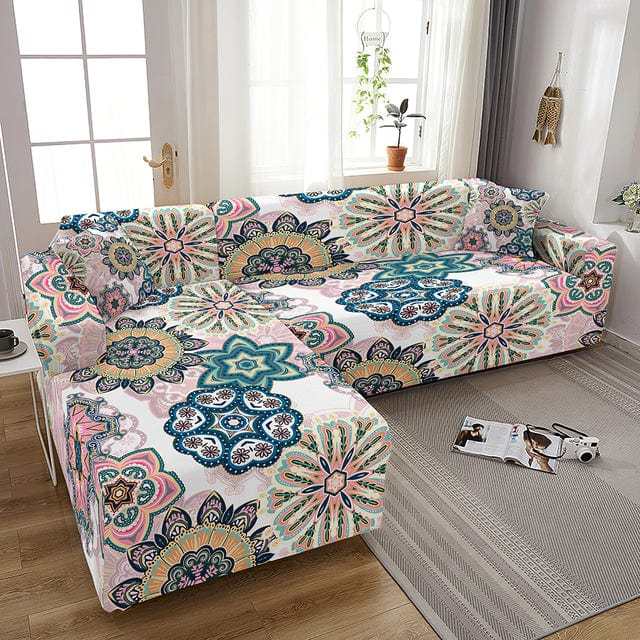 Housse canapé d'angle POMFLOM Housse De France