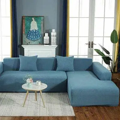 Housse canapé d'angle SADOU, protection pour mobilier en L Housse De France