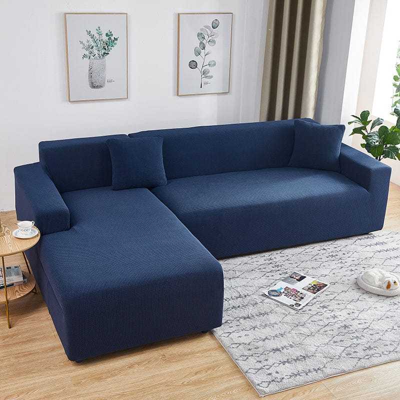 Housse canapé d'angle SHIPPER, protection pour mobilier en forme L Housse De France
